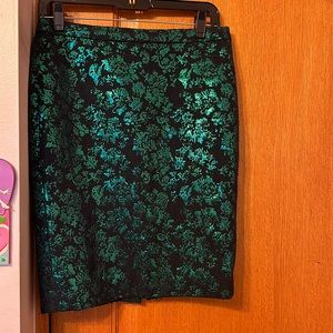 J.Crew Metallic Pencil Skirt